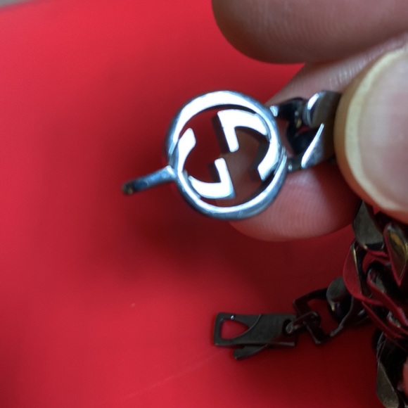 Never used authentic Gucci Silver interlocking bracelet - Picture 5 of 5